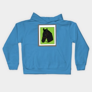 Horses Rider Pony Girl Kids Hoodie